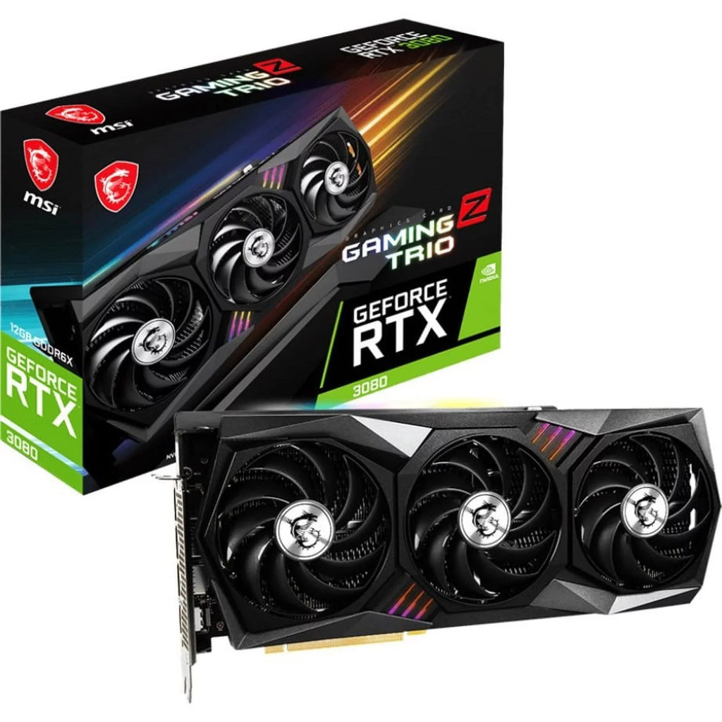 Card MSI GB GDDR6X Graphic NVIDIA - 3080 12 RTX GeForce