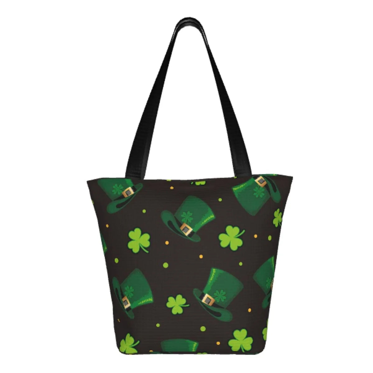 Handbag Canvas for Zip, Groceries, Shoulder Day8 Bag Shopping with Bag, Suitable Stylish Fitness St. Office, Patrick's Buying Tote Easygdp