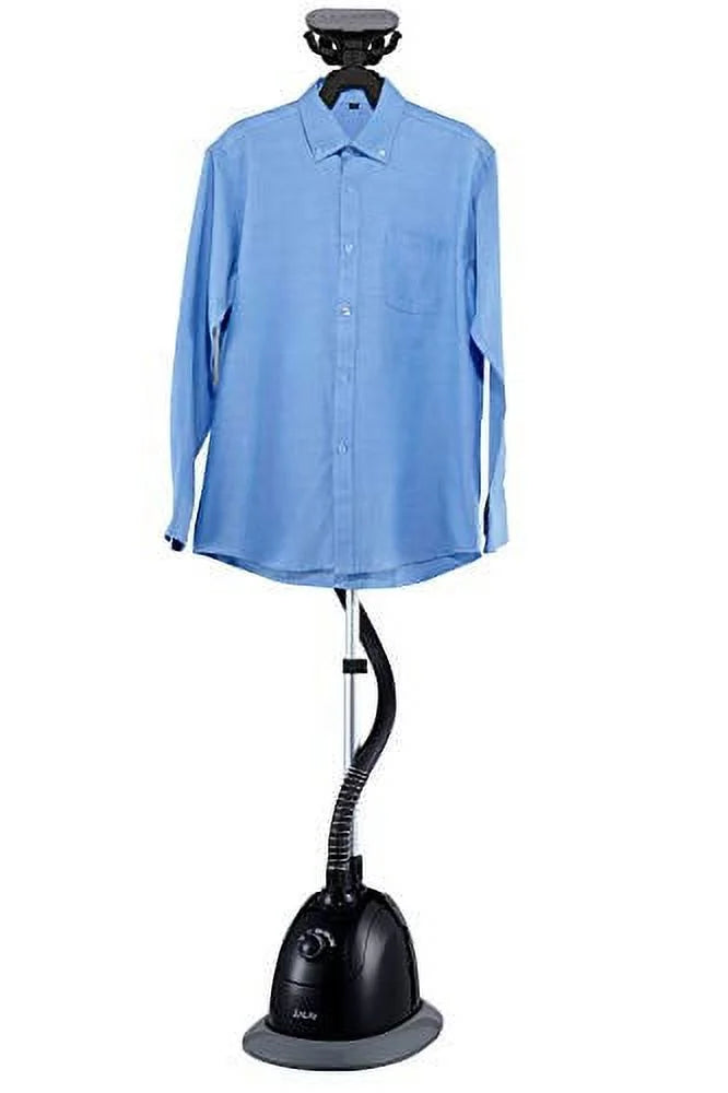Full-Size 360 Garment 1500W 4 SALAV and Standing Hanger GS34-BJ Steamer Swivel Black Steam Settings, Multi-Hook with