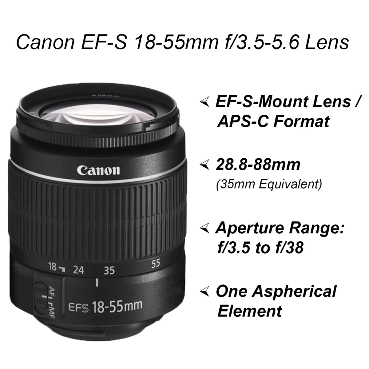 Rebel Bundle DSLR Canon and T100 Tripod, Lens, 18-55mm with EOS SanDisk 32GB Camera ZeeTech 4000D / Memory, Backpack