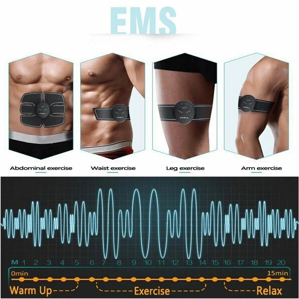 Burner Electric Toner Machine Belt Binder Muscle Gym Fitness Fat ABS Toning