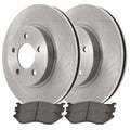 4WD 5.7L 2004-2006 Driver 5.9L 2005 RWD Passenger and Front 4.7L Durango 3.7L Rotors Kit for Side V8 2003 and Dodge Replacement Ram 1500 2004 AutoShack Pads V6 2002 Brake Ceramic