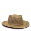 Gambler Straw Cap Hat-Natural Outdoor STW-100