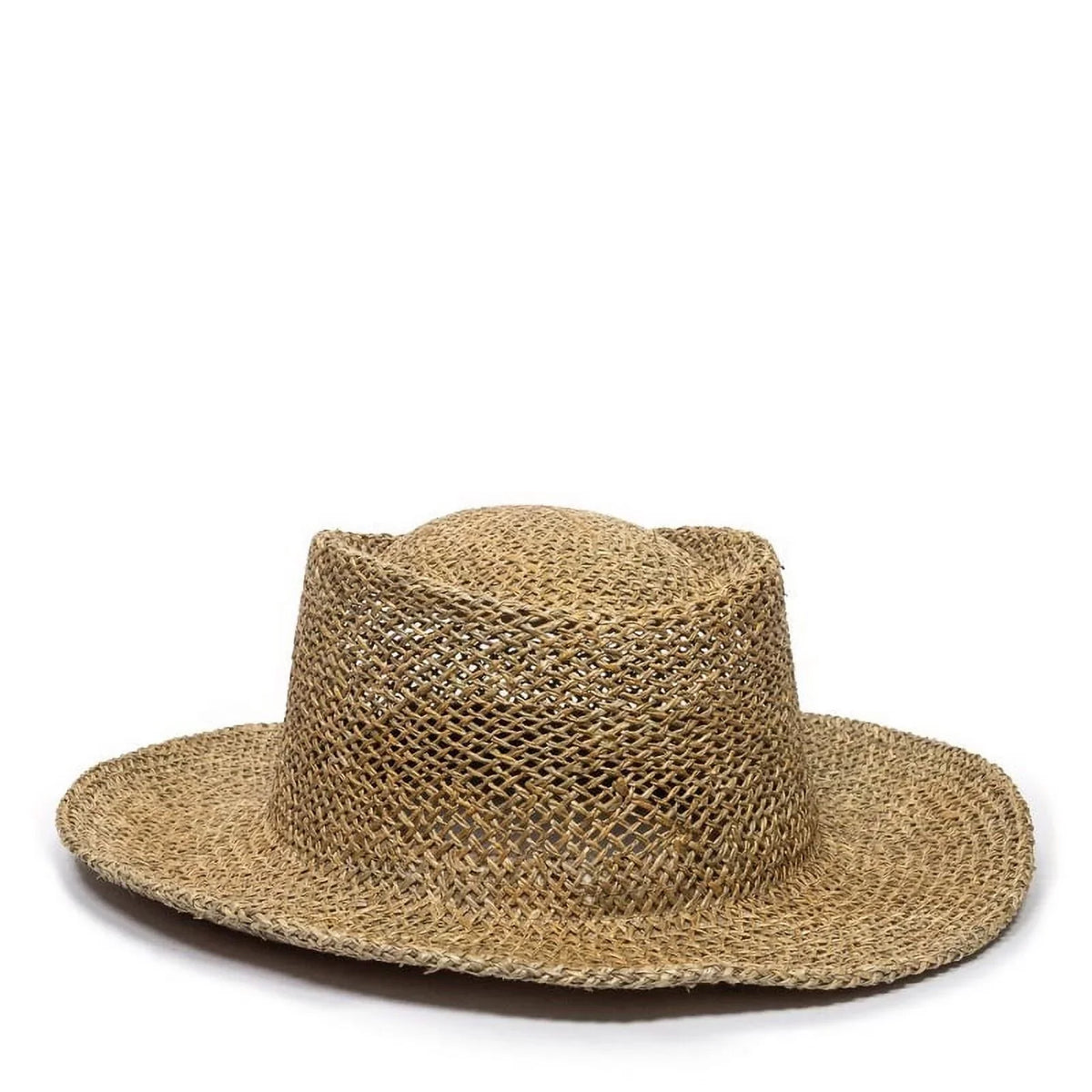 Gambler Straw Cap Hat-Natural Outdoor STW-100
