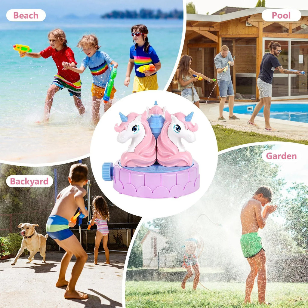 Sprinkler Play, Summer for for MoKo Garden Kids Lawn Water Activities Toys Unicorn Spray Outdoor