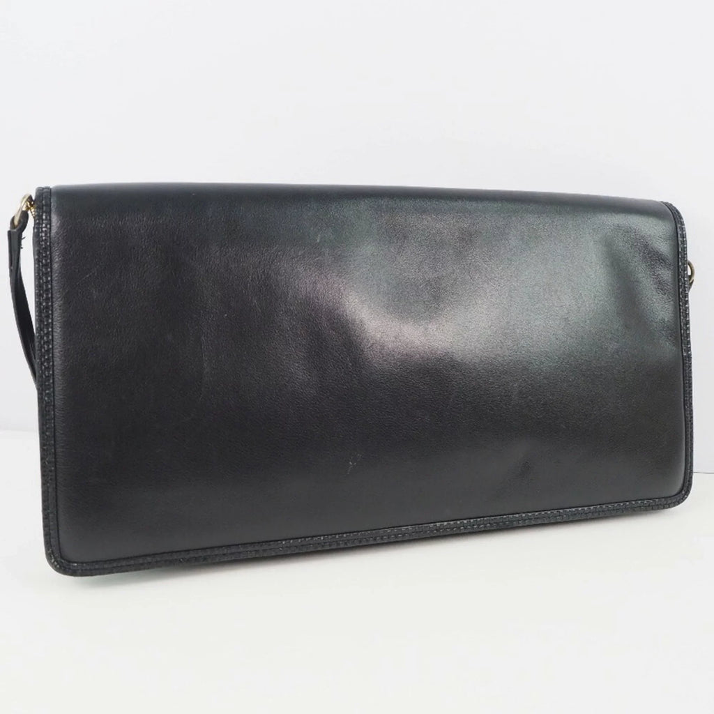 Bally Bag Chain Women's Pre-Owned Shoulder Barry Leather (Fair) Black