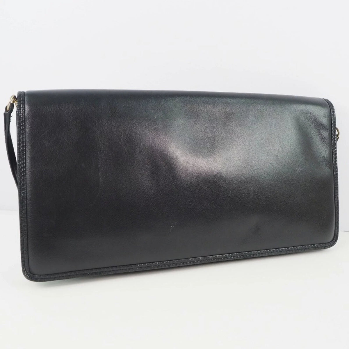 Bally Bag Chain Women's Pre-Owned Shoulder Barry Leather (Fair) Black