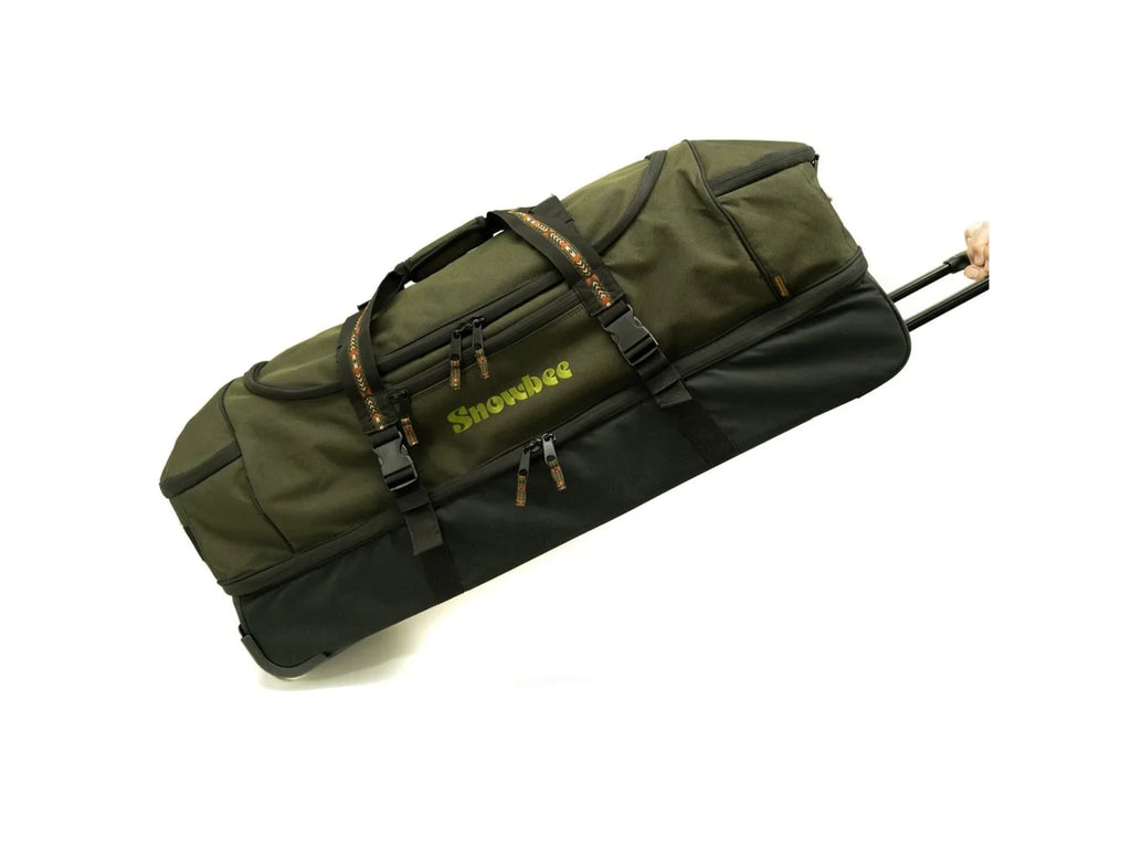 Luggage Roller Travel - Gear Storage Green Storage - Compartments XS Bag Fishing Fly - Dual Snowbee