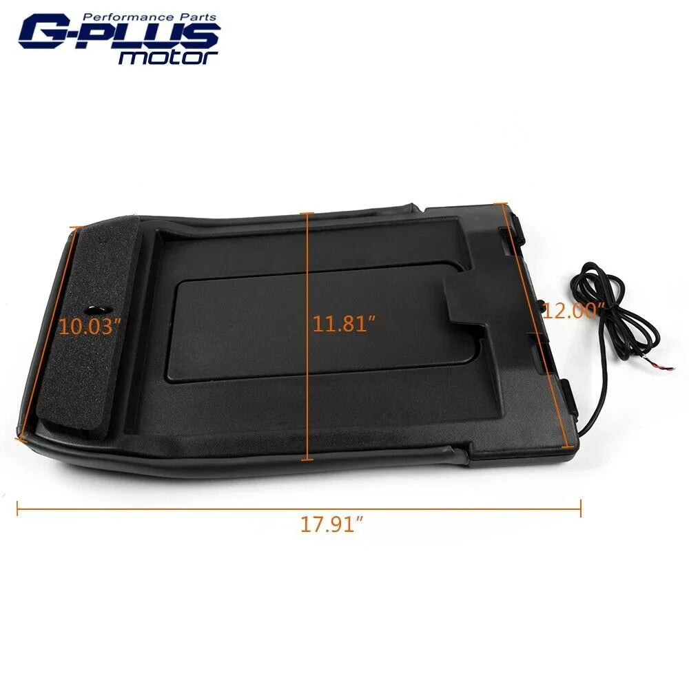 Chevy 1999-2007 Console Tahoe Suburban Lid G-Plus Silverado for Fit GMC Gray Center Sierra Yukon