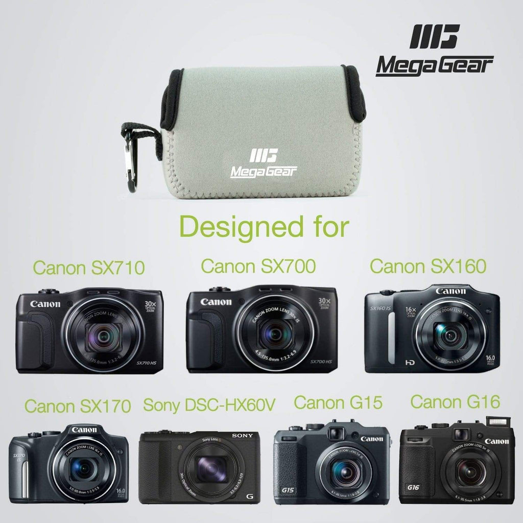 Canon Neoprene IS, SX160 DSC-HX50V, IS SX720 HS, MegaGear G16, HS, Sony G15, DSC-HX60V, PowerShot Case HS, SX710 Camera Canon SX700 SX170