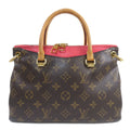 Canvas (Good) Pre-Owned Vuitton Louis Pallas Monogram Ladies M41734 BB Handbag