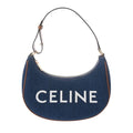 Pre-Owned (Like New) Ava Handbag 193952DKA Leather CELINE Women's Blue Denim