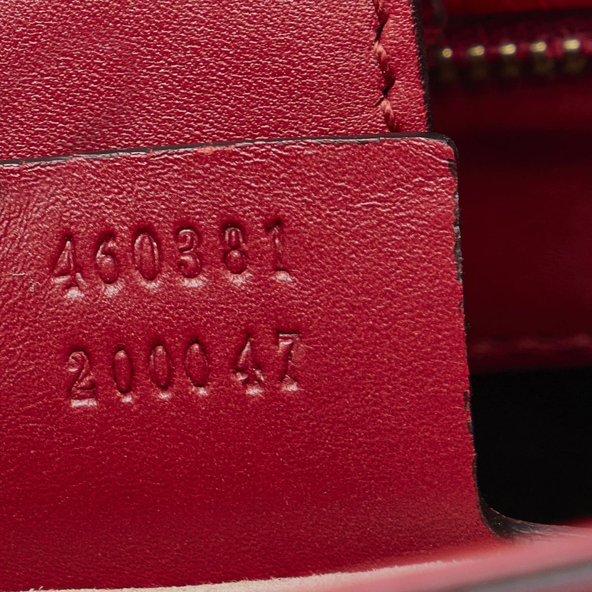 Leather (Good) Red Pre-Owned Sylvie Gucci Unisex Satchel Calf Authenticated