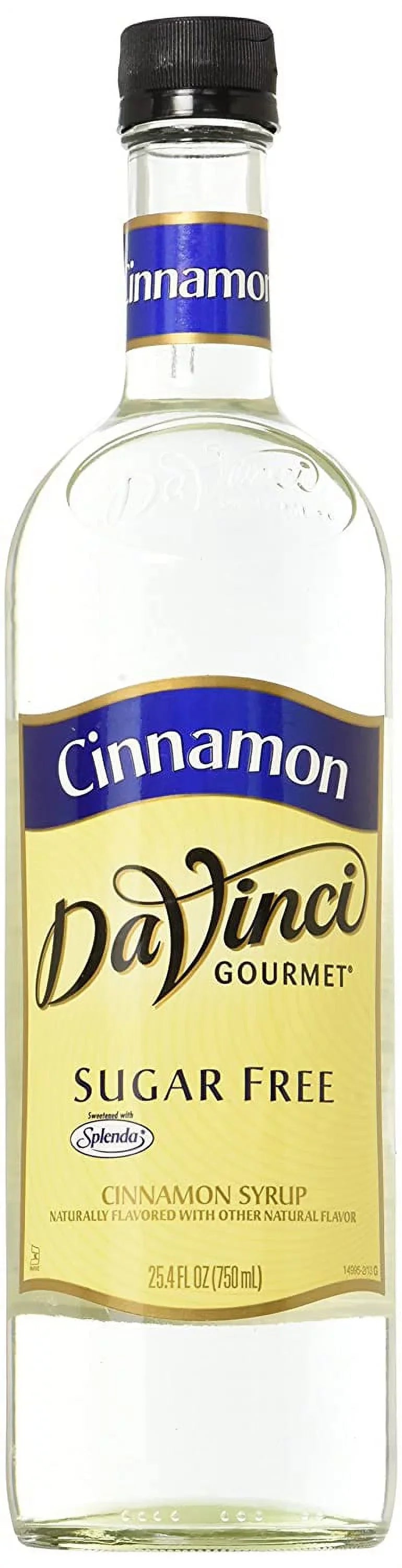 Sugar OZ. FL Cinnamon 25.4 Free DaVinci Syrup Gourmet