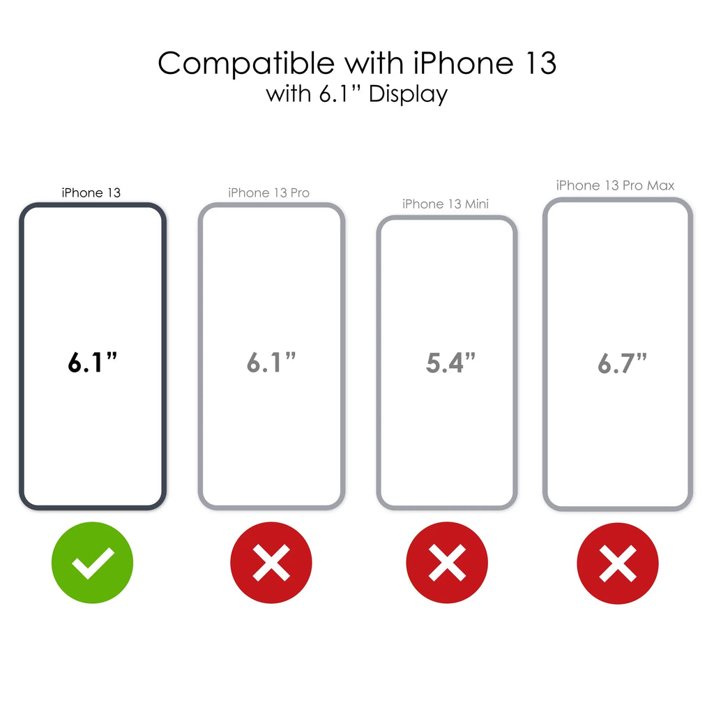 Clear 3 Screen) Screen Case Shockproof Glass 13 commo - Bumper (6.1" Tempered CEO,000,000 Entrepreneur Hybrid Protector TPU for iPhone - Acrylic Back DistinctInk