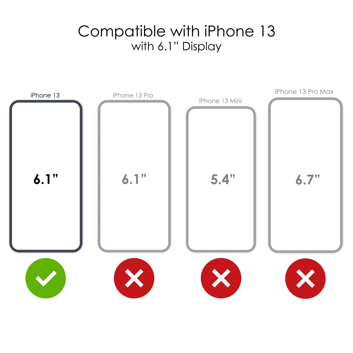 Clear 3 Screen) Screen Case Shockproof Glass 13 commo - Bumper (6.1" Tempered CEO,000,000 Entrepreneur Hybrid Protector TPU for iPhone - Acrylic Back DistinctInk