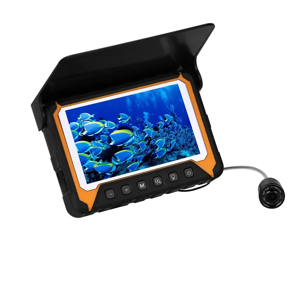 8 Camera River/Ice Pcs Pixels, Wide IR Night Fishing Angle, Suitable 500,000 LCD for , Vision Fishing 5in 120° Underwater