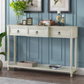 with for WF189574AAK) Long (Antique Console Entryway Table Projecting White, OLD Table with SKU: Drawers and Sofa Shelf Drawers
