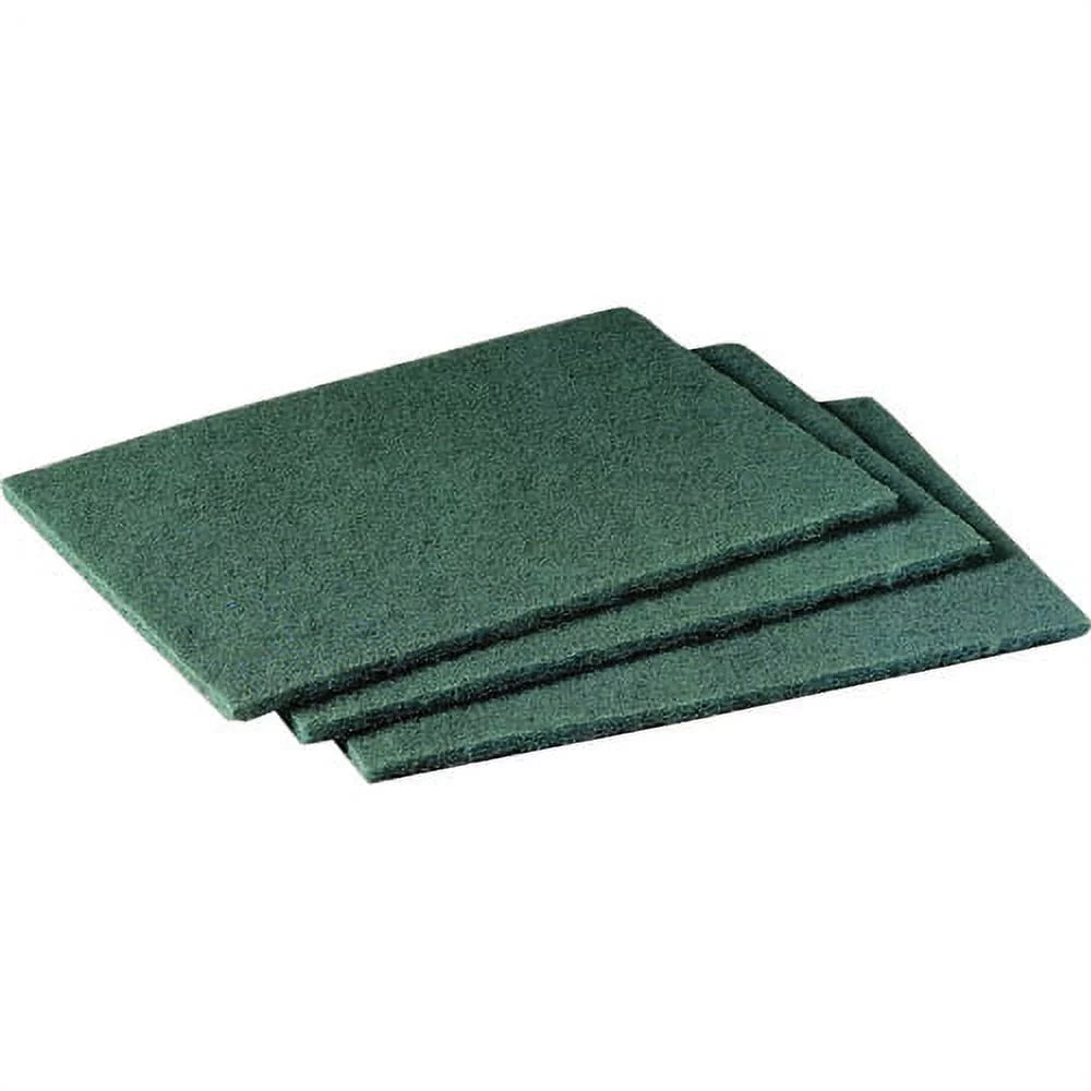 Width Height Scrubbing - Synthetic Scotch-Brite 9" x Depth Green 6" - - Pads x 60/Carton 9"