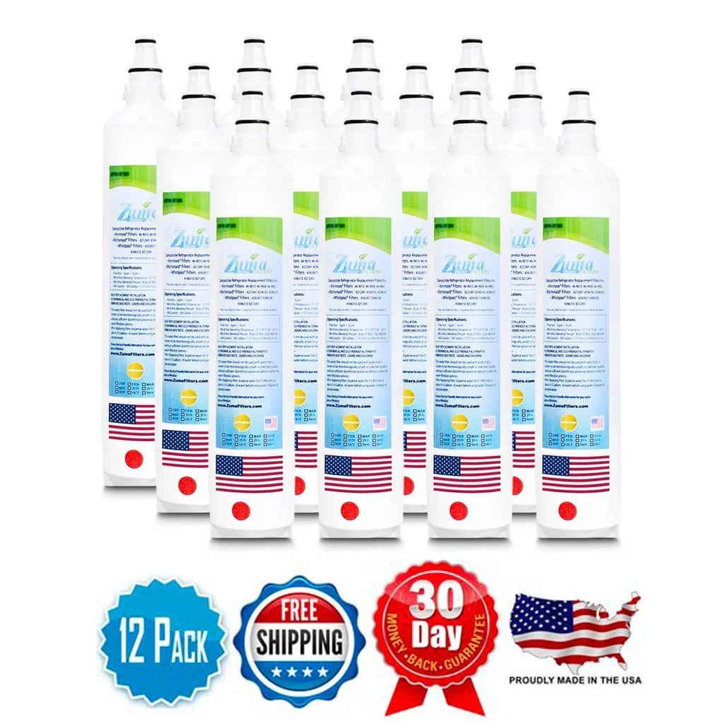 Filters , Compatible 12 ZUMA - Brand Made Model in # 4204490 , Pack - Water ZWFZ1-RF750 U.S.A. Subzero® , with