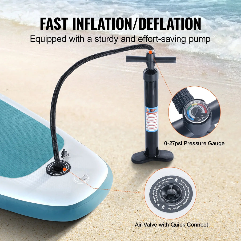 ft Inflatable Board Accessory with Board 10.6 SKYSHALO Paddle Seat Kayak Up Stand