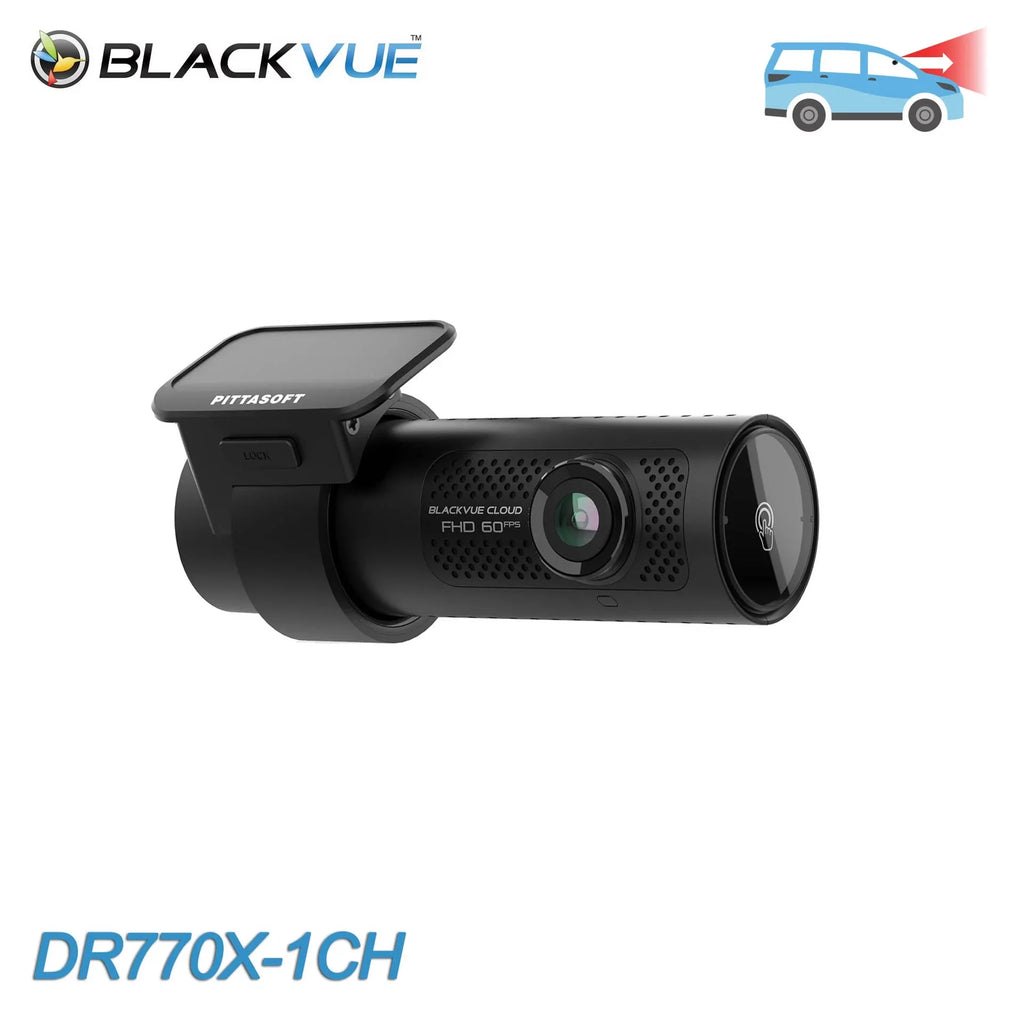 Single Lens 1080p Cam GPS Cloud-Ready 256GB With | BlackVue WiFi Card & 60FPS Dash DR770X-1CH