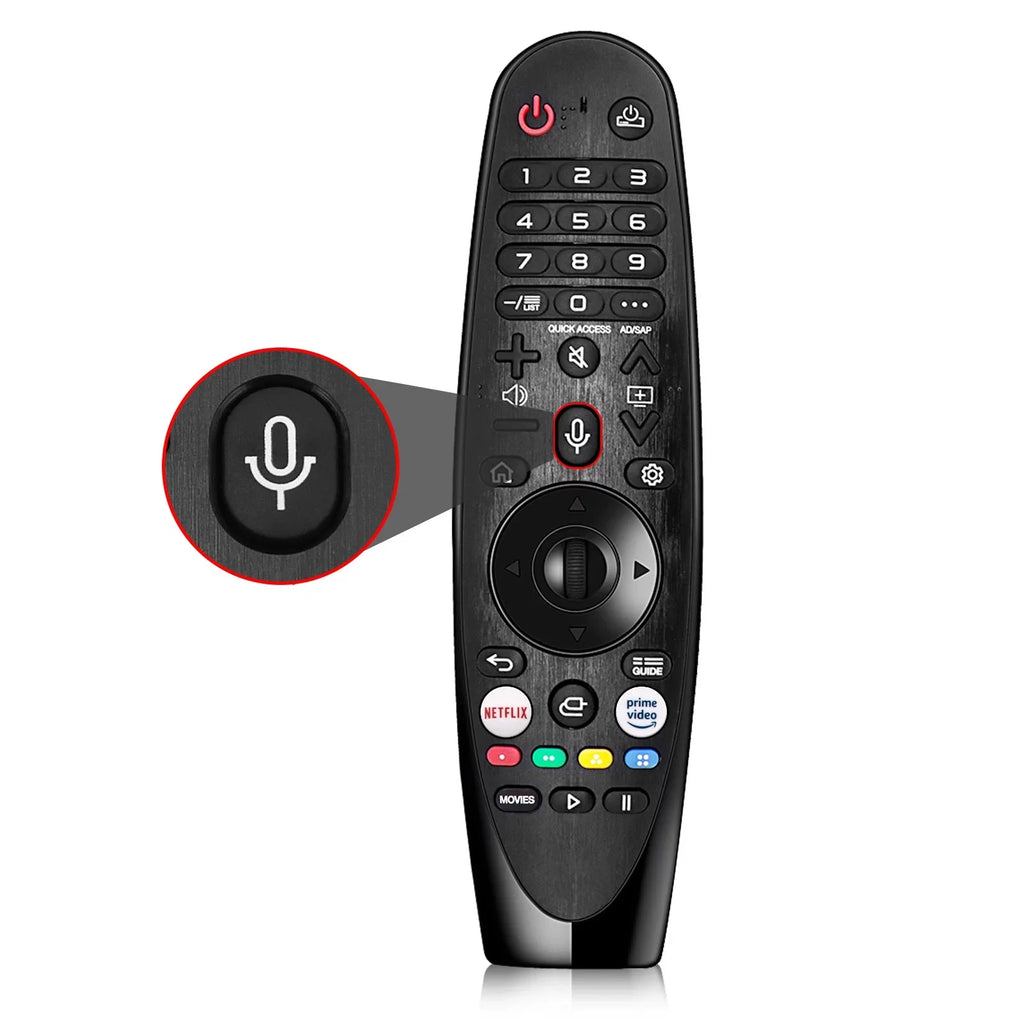 Magic New 4K UHD Function Remote Video NanoCell 8K OLED LG Google/Alexa, AN-MR20GA Voice Pointer Replacement Netflix QNED and Hot Prime Models for with Control Keys,