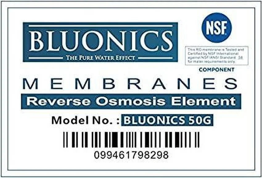 Filter (15 GPD pcs) Reverse Membrane Set Cartridges Replacement 50 RO Osmosis w/