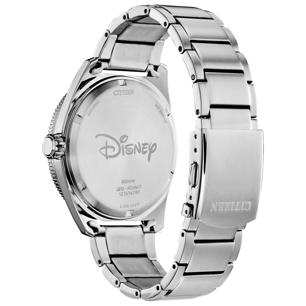Steel Men's Eco-Drive Stainless Mouse Disney Citizen Watch AW1595-78W - Mickey Golfing