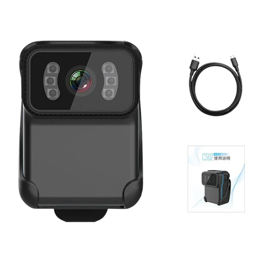 Built-in Microphone, Battery, Vision, Video Camera, Angle Night Waterproof, Clip 1080P Camera, Andoer WiFi Wide Recording, Video Action Loop Backside Lens,