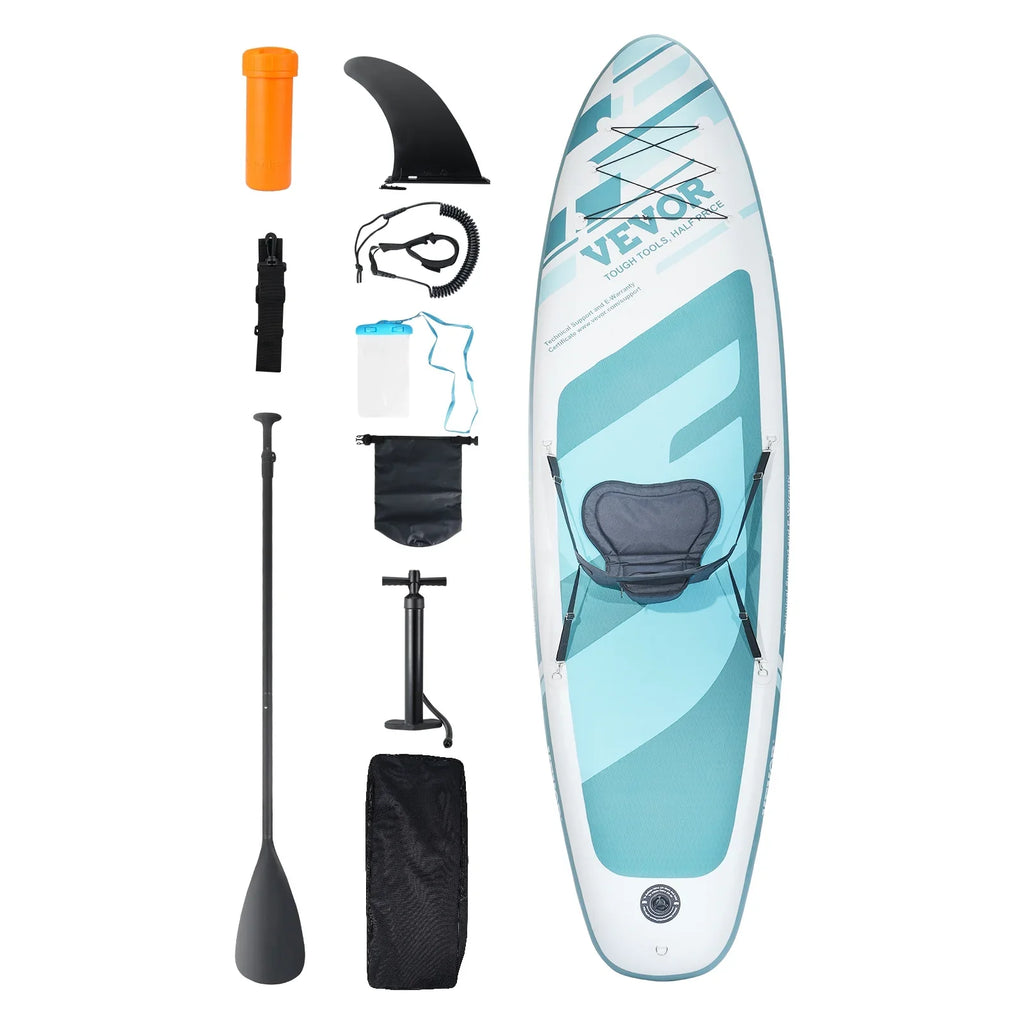 ft Inflatable Board Accessory with Board 10.6 SKYSHALO Paddle Seat Kayak Up Stand
