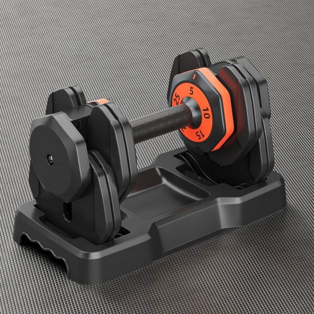 in Dumbbell Women Men 25LB Adjust Handle 1 Anti-Slip Home Set Pair Exercises for Dumbbell Metal with 5 Dumbbells Fast Pairs in Equipment Gym and Adjustable for Workout Weight