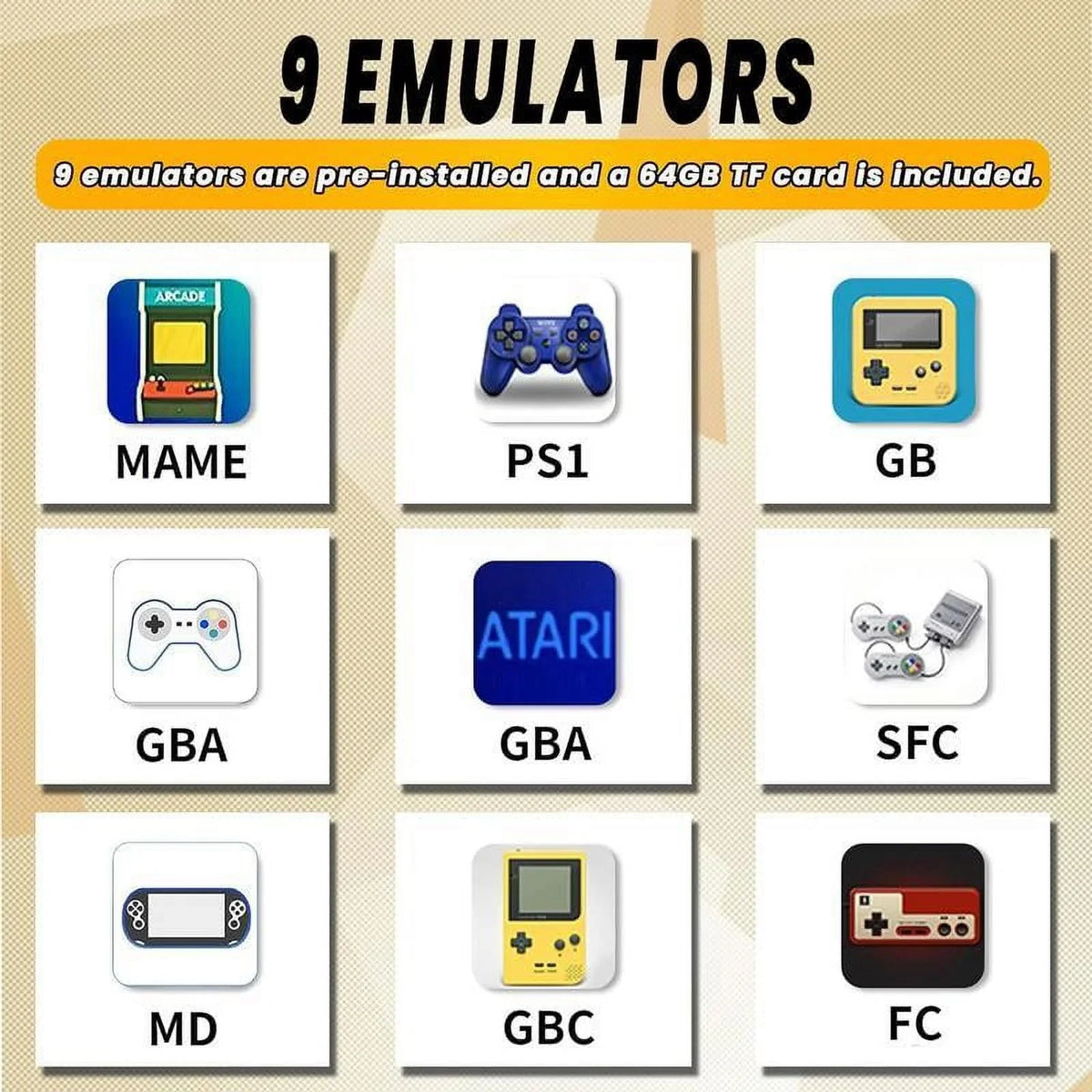 Game 4K and Cards HDMI ps5controller Retro PlayVideo in - 20,000+ playstation5 Game Games Video Plug Retro 64G Output Stick Built Game,4K Stick, Games, Retro Console Wireless Game