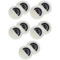 Pair Audio Acoustic Speaker Home Frameless 3 Ceiling 8" Pack 5 Way Speakers In Theater CSic84