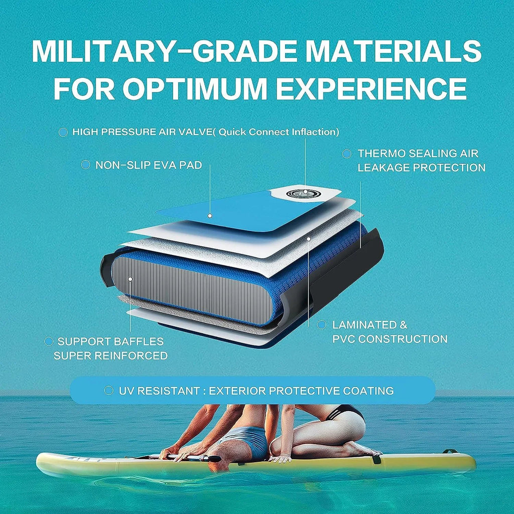board 27.55 stability - and water! paddle kit the 1 - Board Inflatable Deluxe Paddle ultimate Up - balance on Discover Pink Stand