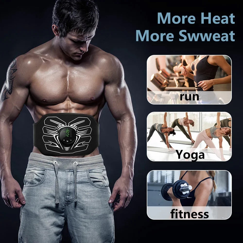 Fitness ABS Muscle Workout Portable Workout Ab Toning Abdomen Office Equipment for Belt Stimulator,Ab Machine,Abdominal Stimulator Home