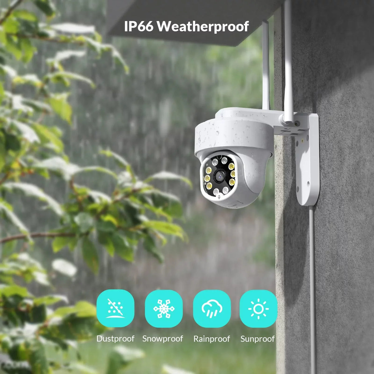 Netvue WiFi PTZ for Security Security Wireless System 2.4GHz Cameras 360° WiFi – Only Surveillance WiFi, Camera Home