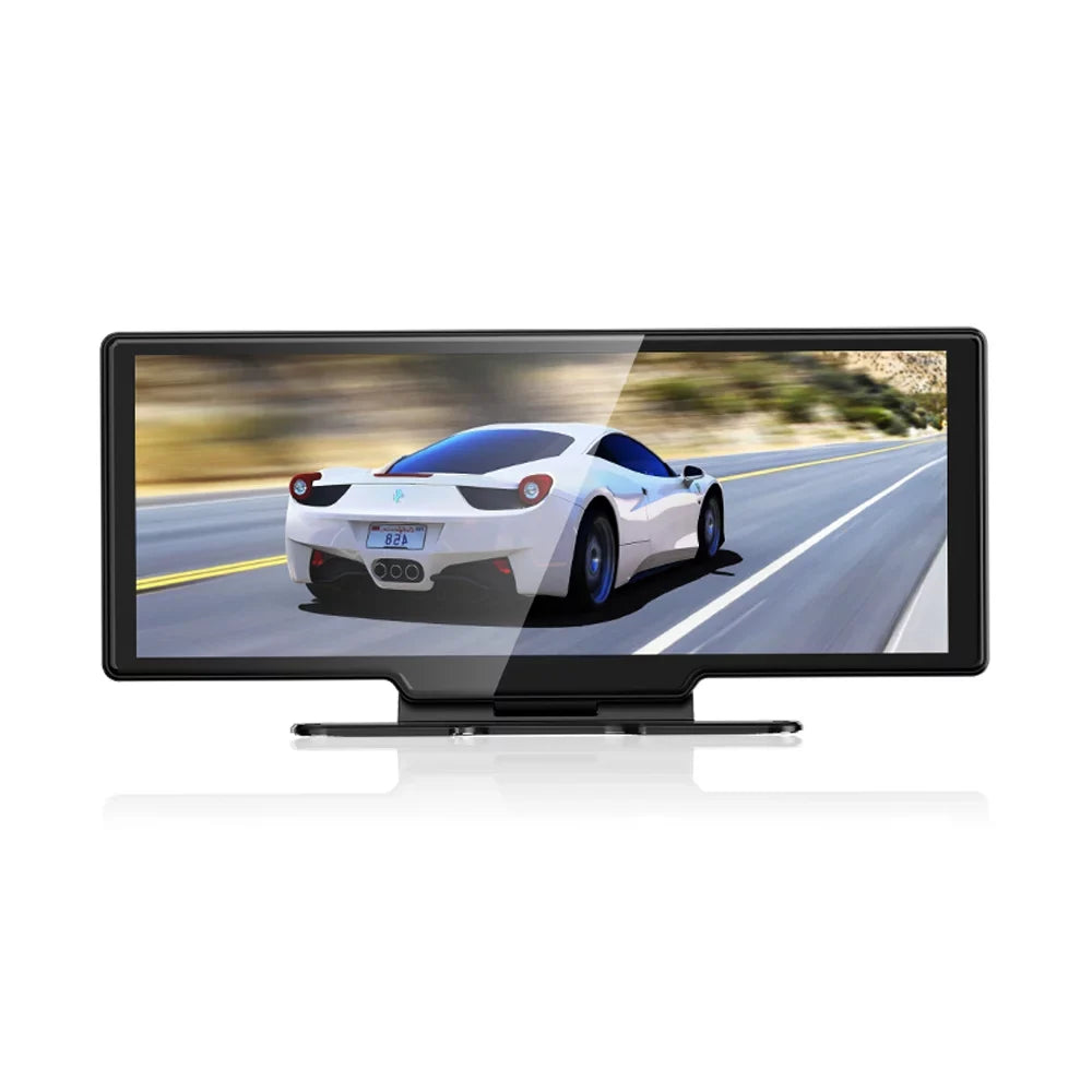 Support WiFi Touchscreen Inch & Driving Dash Hands-Free for Built-in DVR Carplay Front 4K G-Sensing Loop Android Rear Camera Recorder Calling with Parking Auto Shinysix 10.26 Recording Monitor