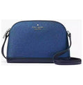Kate Crossbody Small Womens Accessories Tinsel NEW Blue Dome Spade Purse Glitter
