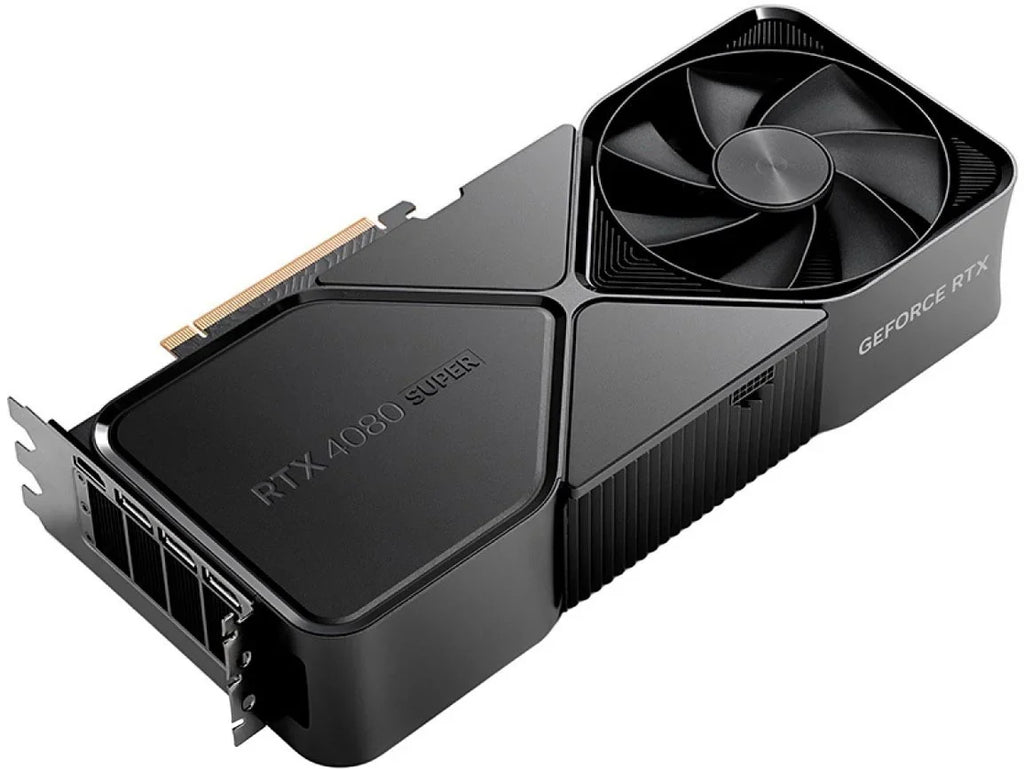 RTX - GDDR6X Graphics GeForce - Card SUPER NVIDIA 16GB Titanium/Black 4080