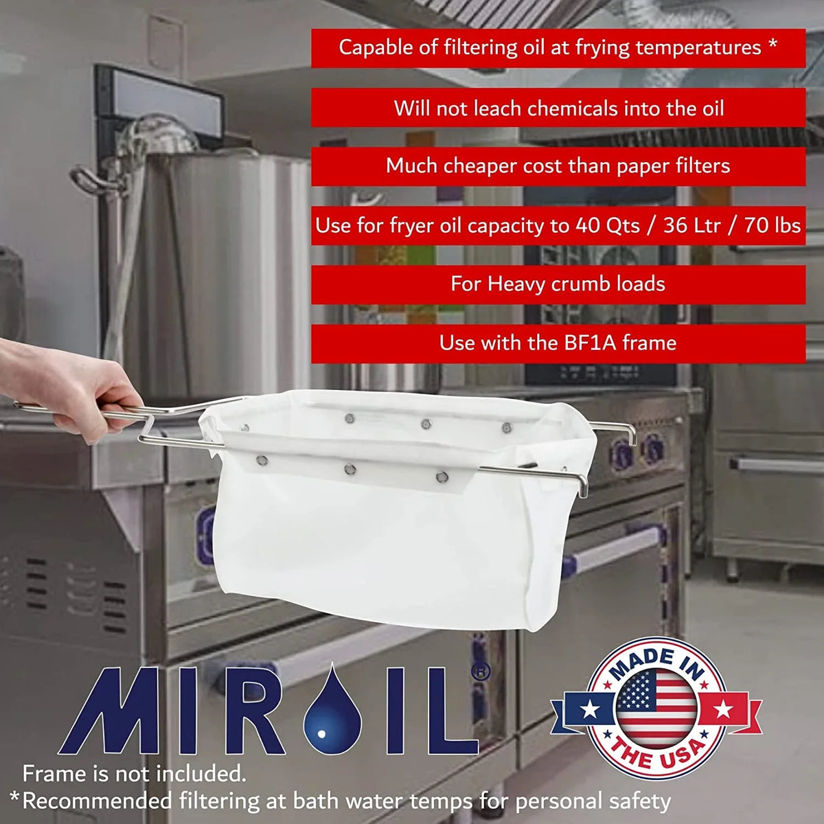 Filter Snap Bag" Miroil Flow On" EZ RB6PS/12852