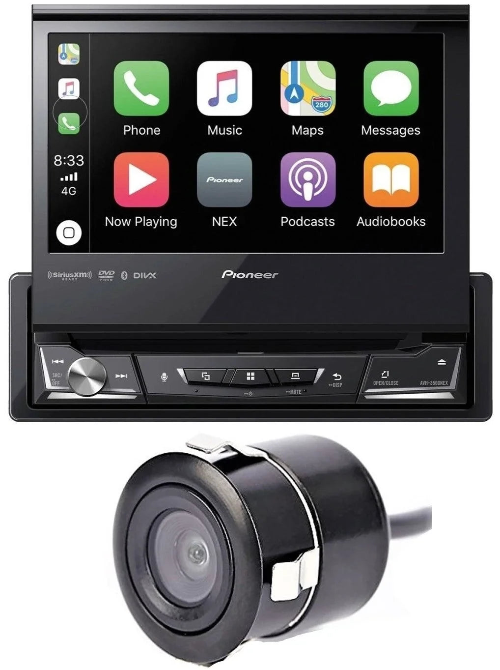 Pioneer DVD Style & Receiver Camera Bluetooth AVH-3500NEX Bullet
