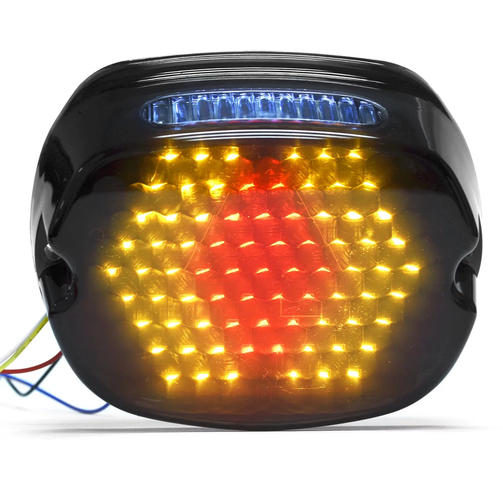 with Headlights FLHTCU Smoke Fits Classic Round Electra 1999, Running Compatible 6-1/4" Light Ultra Signals Turn Profile Most 2007-2014 Low Harley Brake - Tail Light Krator Glide Light Davidson LED