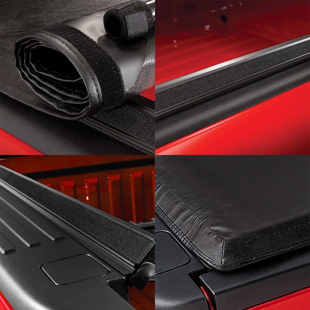 Tonneau 5 Short Ft Cover to For TTC-RU-045 Bed 2021 Vinyl Soft Fleetside Nissan Roll Frontier 2005 Motoring -Up DNA