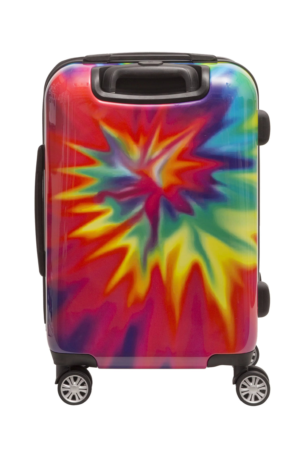 Hardshell Rolling Inch Wheels, Dye Tie-Dye Suitcase Rainbow Swirl On 22 Luggage, Carry Tie with