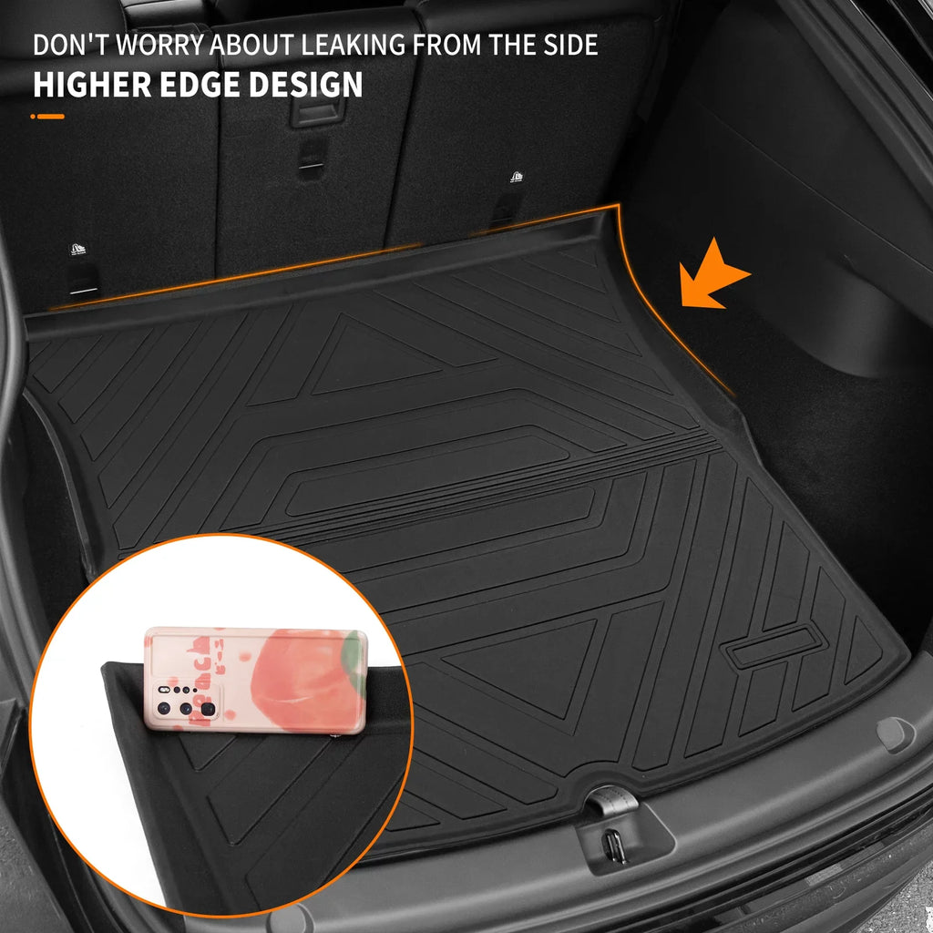 2022 Mats+Floor Y Tesla (Trunk Model Cargo Liners 2020 Tesla Mats) Mats Floor Trunk 2021 Y Weather Mats All Accessories for 2023 Model Fit