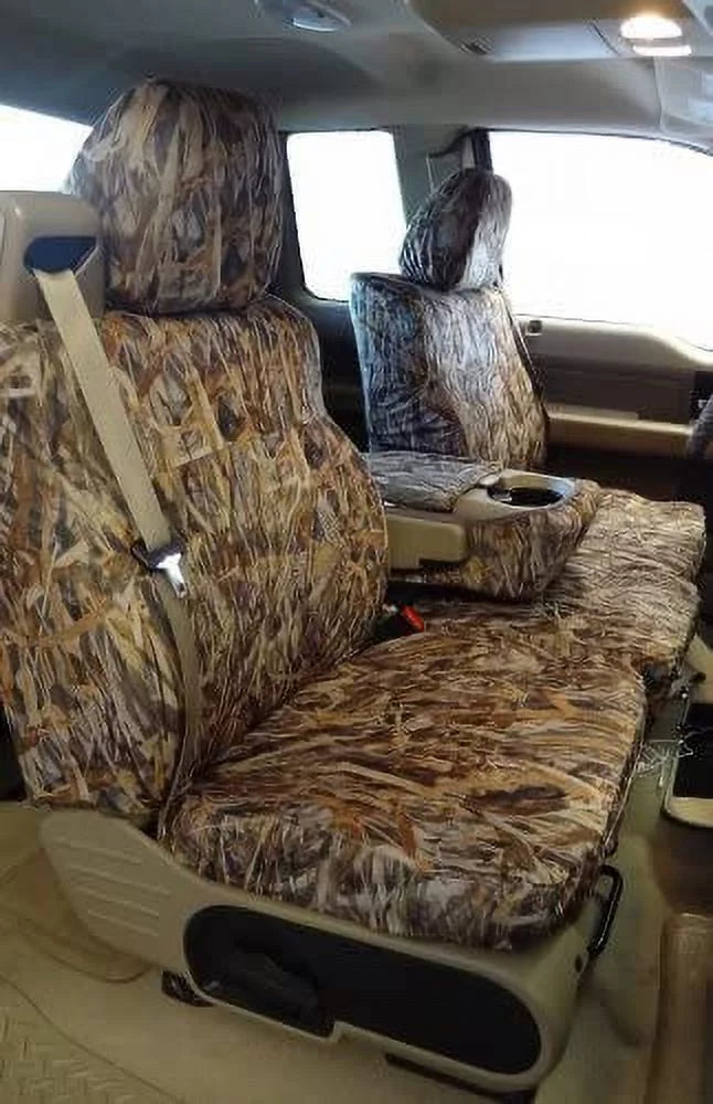 40/20/40 Seat in Opening F150 Console Headrests With Cab Ford Center Camo 2004-2008 and Split Front Super XLT Endura Adjustable F369
