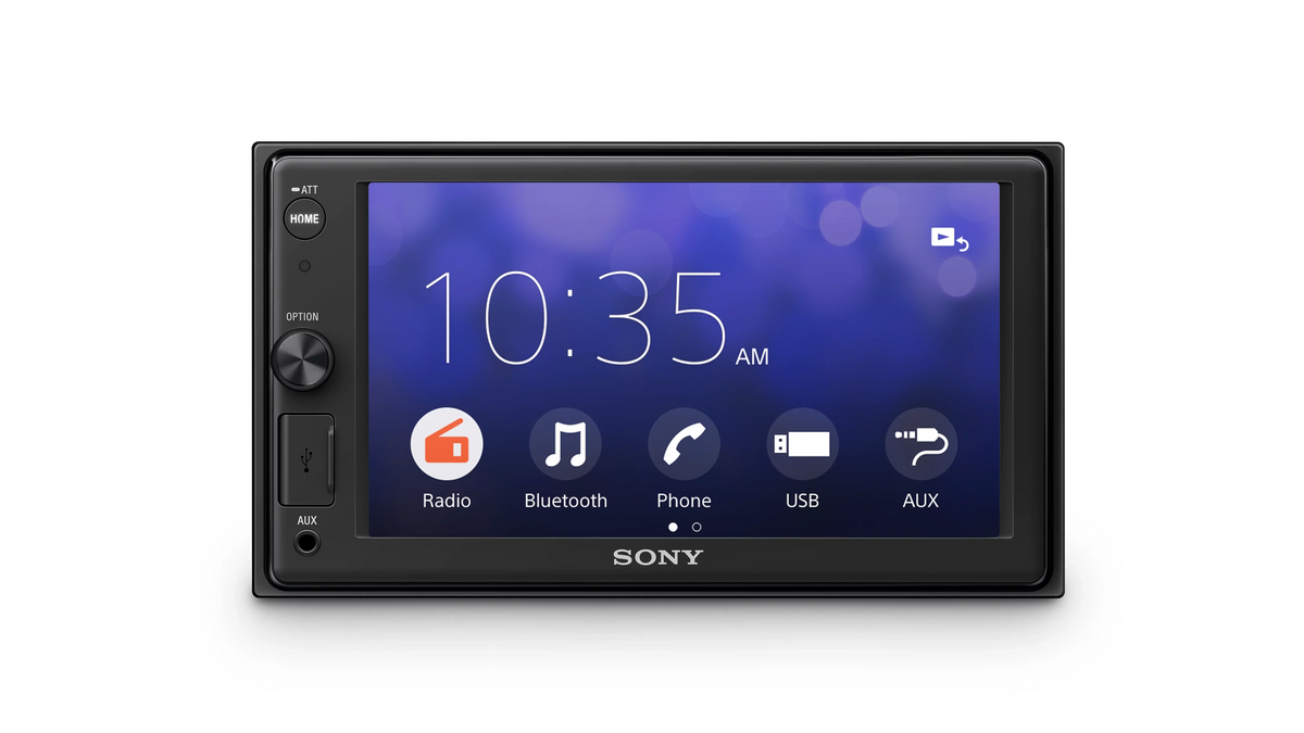 4 Watts x Digital Display Screen - 55 - XAV-1500 Sony - 6.2" receiver Touch NEW