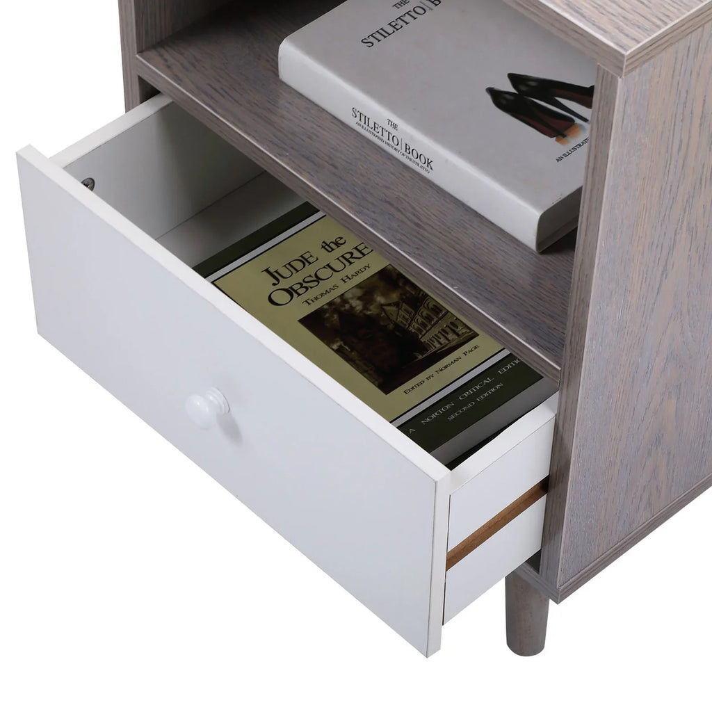 Of Low Of Tables 2 ,With Walmeck Bedroom Side Low Table Set Bedside Sofa 2 Bedside Bedside Cabinet Set Cabinet Room Room End Table Table Set And Compartment - Drawer With End With (2) Drawer 2 Low