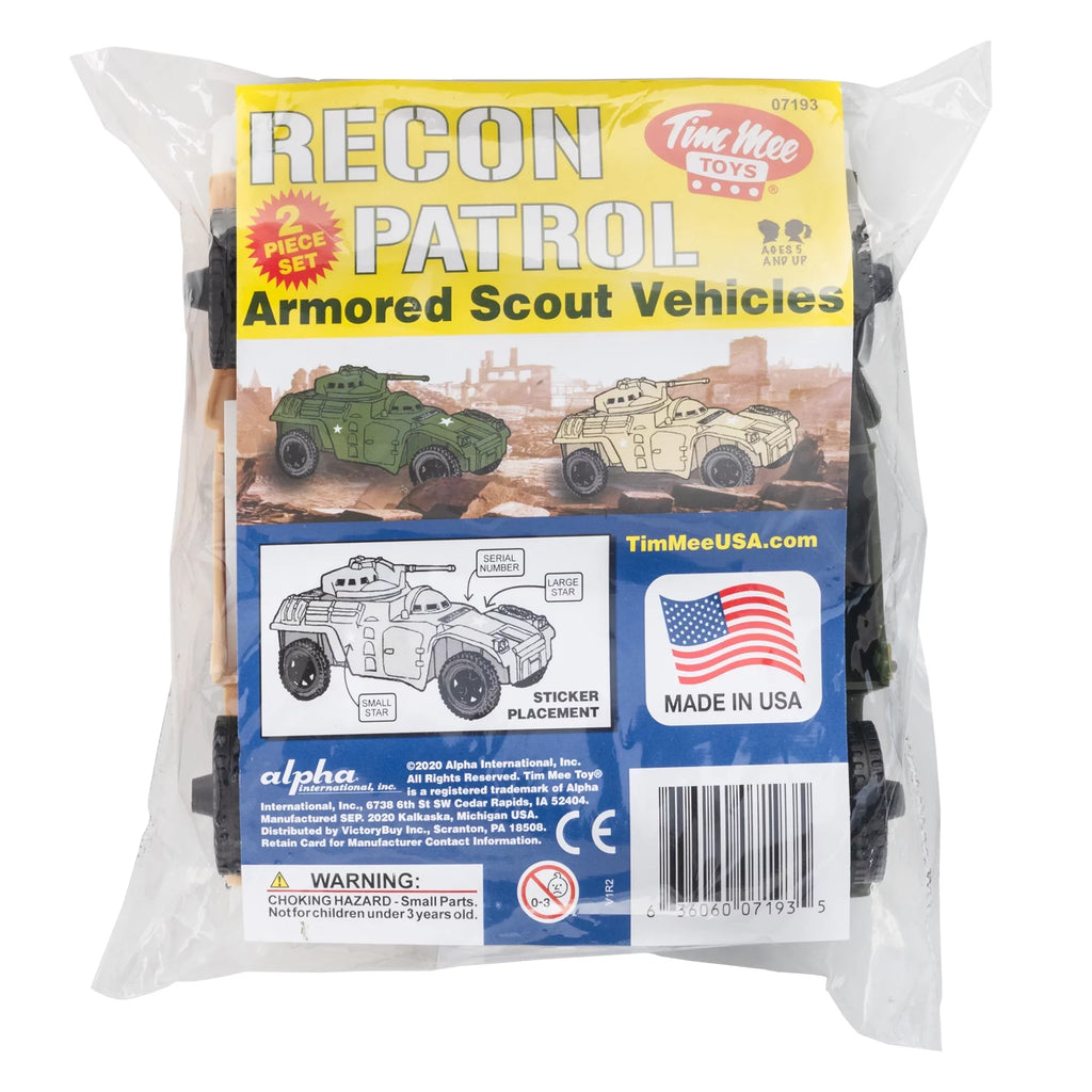 Recon Scout Patrol & Vehicles Green Tan Armored New -